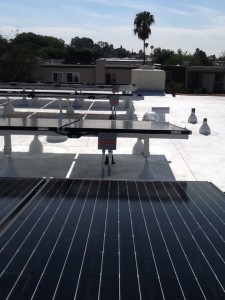 Flat Roof Tilt Up Solar Mount in San Diego