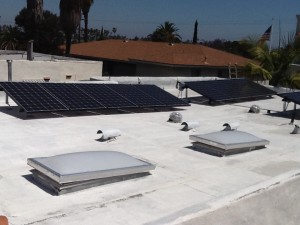 North Park CA Flat Roof Solar